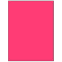 8.25" x 10.75" Fluorescent Pink Rectangular Sheet Labels