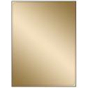 8.25" x 10.75" Gold Foil Rectangular Sheet Labels