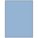 8.25" x 10.75" Pastel Blue Rectangular Sheet Labels