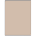 8.25" x 10.75" Pastel Tan Rectangular Sheet Labels