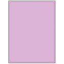 8.25" x 10.75" Pastel Purple Rectangular Sheet Labels