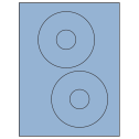 4.65" Pastel Blue Circular Sheet Labels