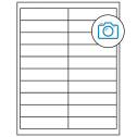4" x 1" Photo Gloss Rectangular Sheet Labels