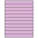 8.5" x 1" Pastel Purple Rectangular Sheet Labels