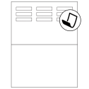 1.96" x 0.46" Blockout Rectangular Sheet Labels
