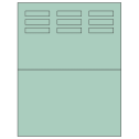 1.96" x 0.46" Pastel Green Rectangular Sheet Labels