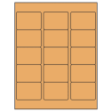 2.5625" x 1.8125" Pastel Orange Rectangular Sheet Labels