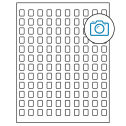 0.42" x 0.58" Photo Gloss Rectangular Sheet Labels