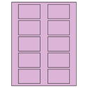 2.875" x 1.875" Pastel Purple Rectangular Sheet Labels