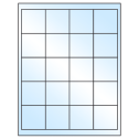 2" x 2" White Premium High Gloss Square Sheet Labels