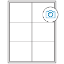4" x 3.5" Photo Gloss Rectangular Sheet Labels