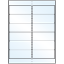 4" x 1.5" White Mid Gloss Rectangular Sheet Labels