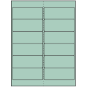 4" x 1.5" Pastel Green Rectangular Sheet Labels