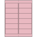 4" x 1.5" Pastel Pink Rectangular Sheet Labels