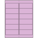 4" x 1.5" Pastel Purple Rectangular Sheet Labels