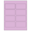 3.75" x 2" Pastel Purple Rectangular Sheet Labels