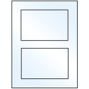 5" x 3.50785" White Mid Gloss Rectangular Sheet Labels