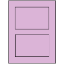 5" x 3.50785" Pastel Purple Rectangular Sheet Labels