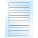 6.25" x 0.5" White Premium High Gloss Rectangular Sheet Labels