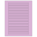 6.25" x 0.5" Pastel Purple Rectangular Sheet Labels