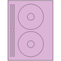 4.625" x 4.625" Pastel Purple Sheet Labels