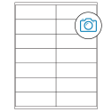 4.1875" x 1.5" Photo Gloss Rectangular Sheet Labels