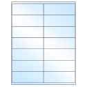 4.1875" x 1.5" White Premium High Gloss Rectangular Sheet Labels