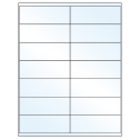 4.1875" x 1.5" White Mid Gloss Rectangular Sheet Labels
