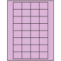 1.59375" x 1.3" Pastel Purple Rectangular Sheet Labels