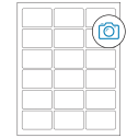 2.5" x 1.5625" Photo Gloss Rectangular Sheet Labels