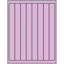 1" x 10" Pastel Purple Rectangular Sheet Labels