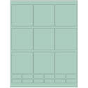 2.75" x 2.75" Pastel Green Rectangular Sheet Labels