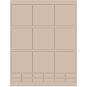 2.75" x 2.75" Pastel Tan Rectangular Sheet Labels
