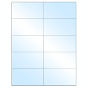 4.25" x 2.2" White Premium High Gloss Rectangular Sheet Labels