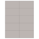 4.25" x 2.2" Gray Rectangular Sheet Labels