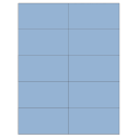 4.25" x 2.2" Pastel Blue Rectangular Sheet Labels