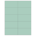 4.25" x 2.2" Pastel Green Rectangular Sheet Labels