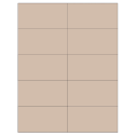 4.25" x 2.2" Pastel Tan Rectangular Sheet Labels
