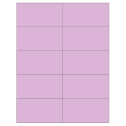 4.25" x 2.2" Pastel Purple Rectangular Sheet Labels