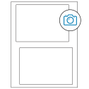 6.78" x 4.75" Photo Gloss Rectangular Sheet Labels
