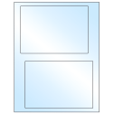 6.78" x 4.75" White Premium High Gloss Rectangular Sheet Labels