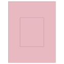 4.25" x 5.25" Pastel Pink Rectangular Sheet Labels