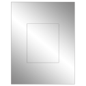 4.25" x 5.25" Silver Foil Rectangular Sheet Labels