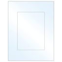 5" x 7" Crystal Clear Rectangular Sheet Labels