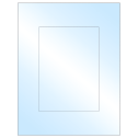 5" x 7" White Premium High Gloss Rectangular Sheet Labels