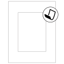 5" x 7" Blockout Rectangular Sheet Labels