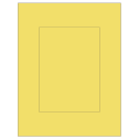 5" x 7" Pastel Yellow Rectangular Sheet Labels