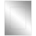 5" x 7" Silver Foil Rectangular Sheet Labels