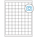1" x 1" Photo Gloss Square Sheet Labels