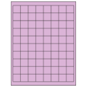 1" x 1" Pastel Purple Square Sheet Labels